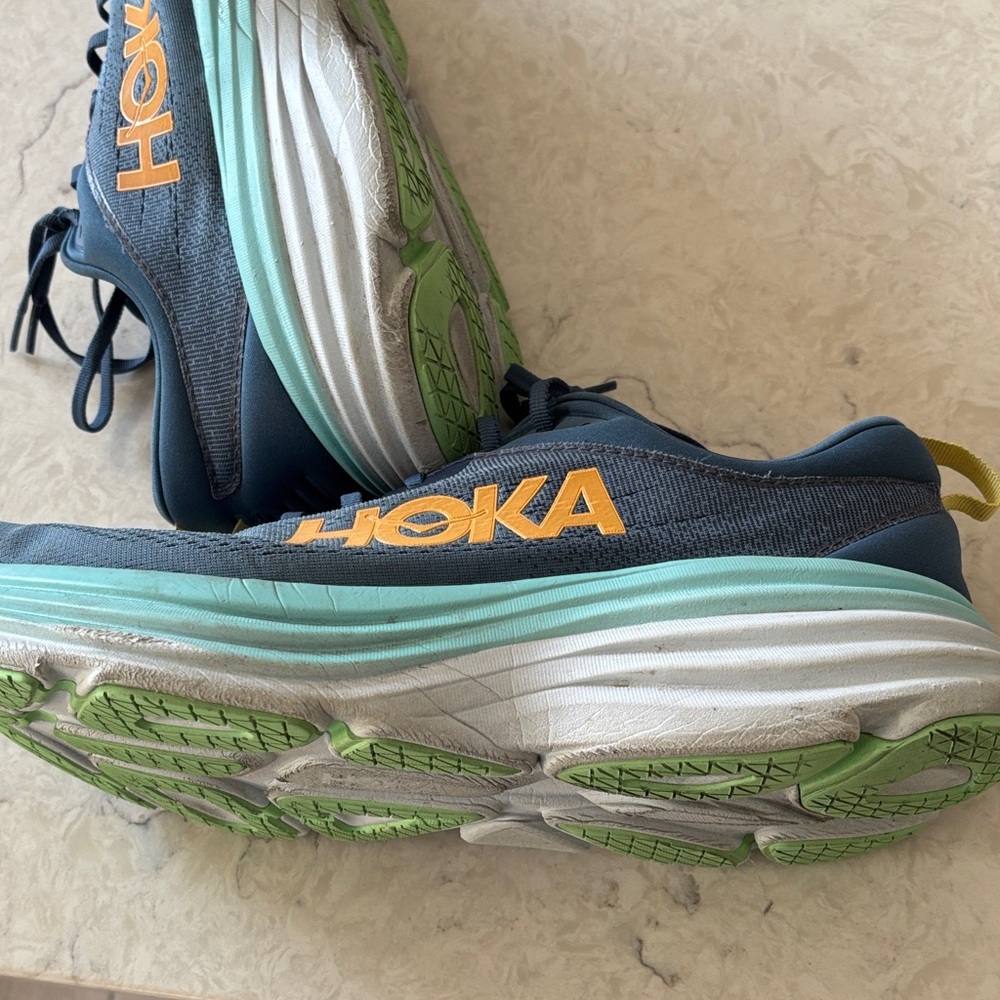 Hoka Blue and Teal Athletic Shoes - Picture 4 of 7